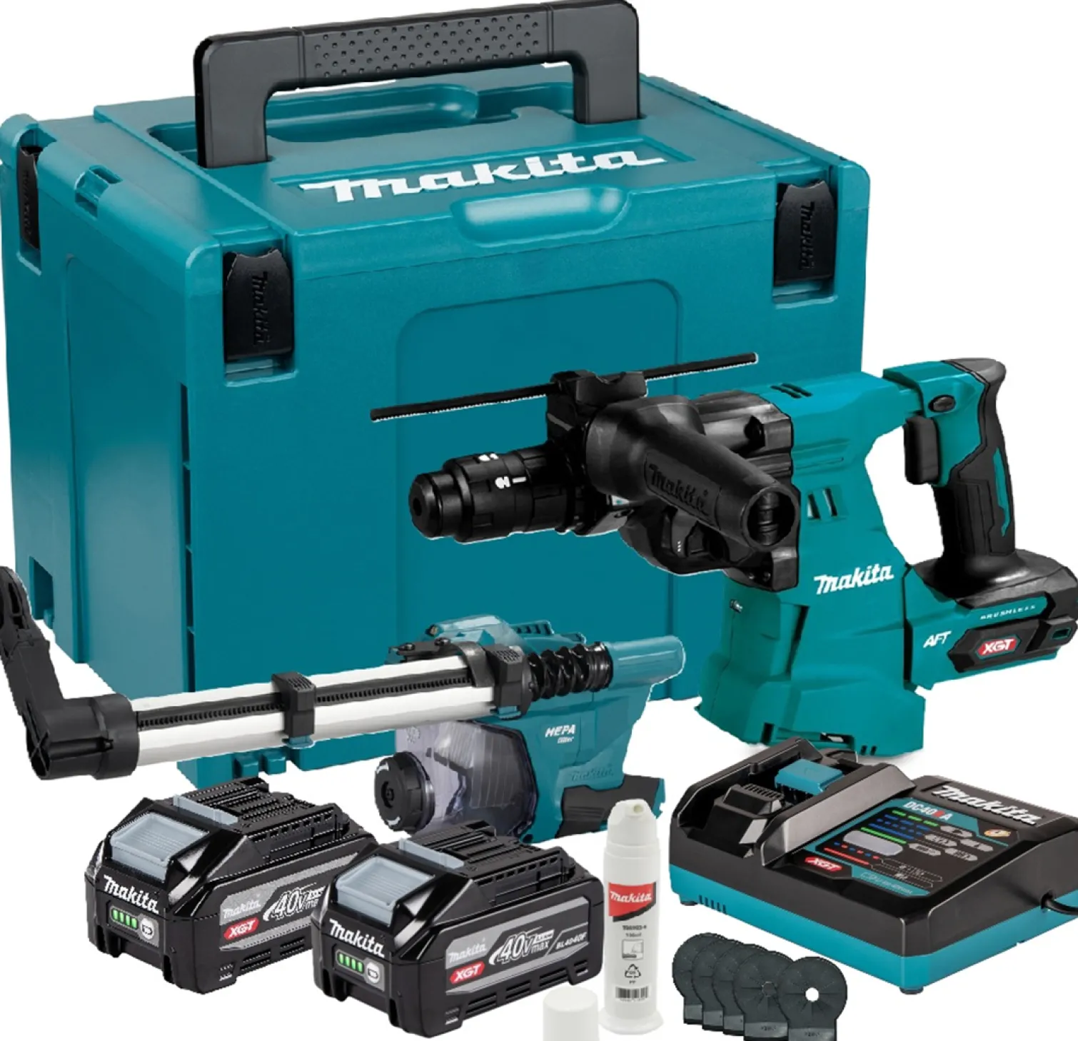 Młotowiertarka Makita XGT HR012GU202 2x4.0Ah