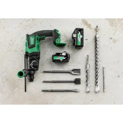 Młot udarowo-obrotowy SDS-Plus Hikoki DH36DPE WEZ 2x2,5Ah HIT-SYSTEM HSC4 + HSC2