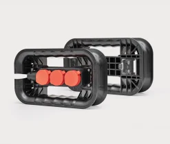 Nawijak na kable z listwą elektryczną Qbrick System Custom Cable Winder with an electrical strip Set