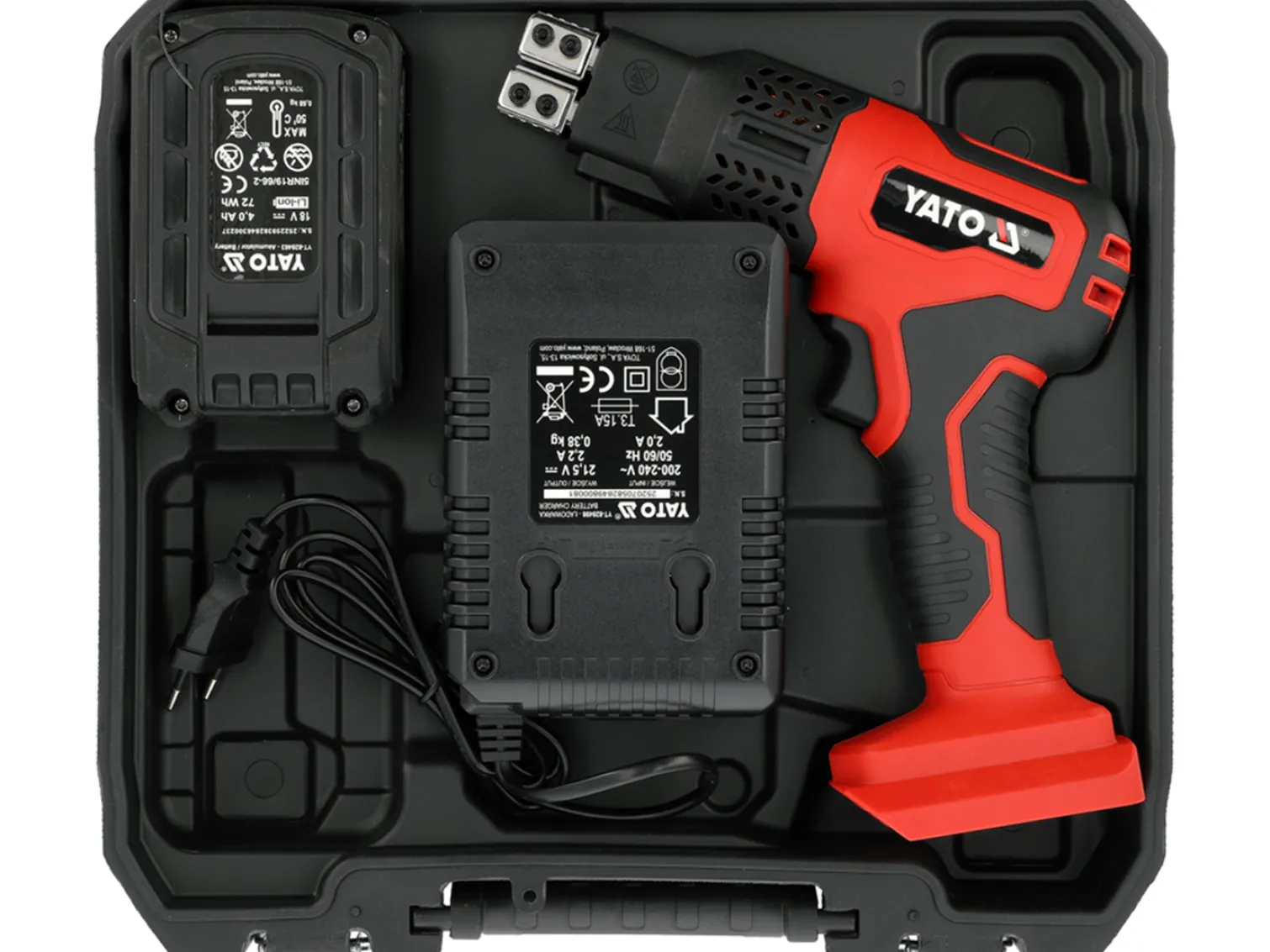 Nóż do styropianu Yato YT-821915 1x4.0Ah