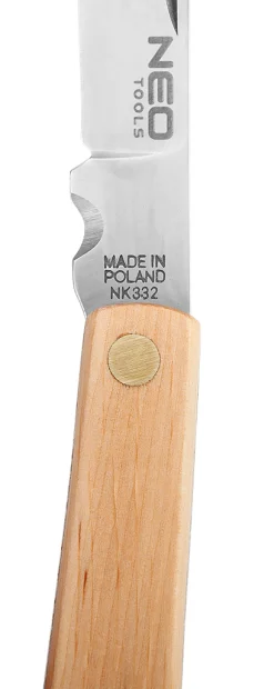 Nóż monterski, drewniane okładki Neo 63-015