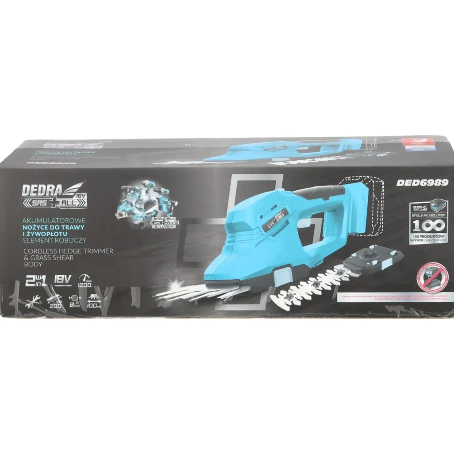 Nożyce do traw i żywopłotów Dedra SAS+ALL 18V DED6989