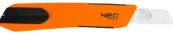 Nóż z ostrzem łamanym 18mm, gumowane wykończenie Neo 63-060
