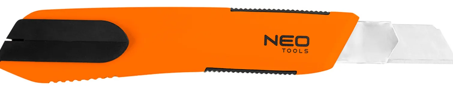 Nóż z ostrzem łamanym 18mm, gumowane wykończenie Neo 63-060