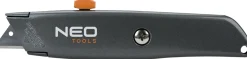 Nóż z ostrzem trapezowym 18mm, metalowy korpus Neo 63-702