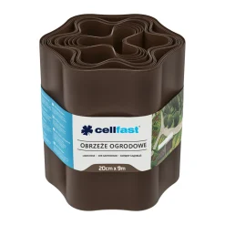 Obrzeże ogrodowe brązowe 20cm*9m Cellfast C 30-013