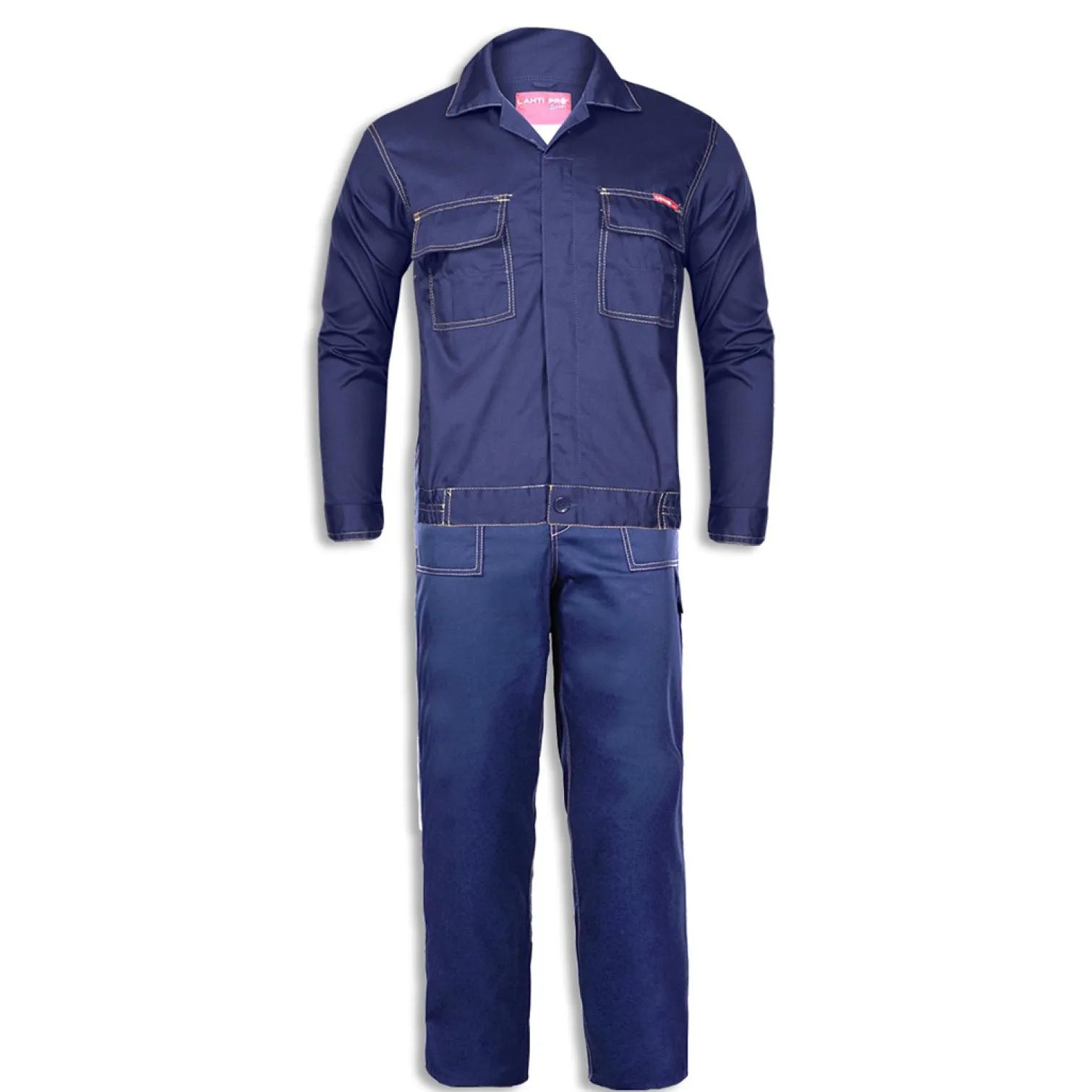 Ogrodniczki robocze i bluza - komplet, granatowy, 2XL quest Lahti Pro LPQK822XL