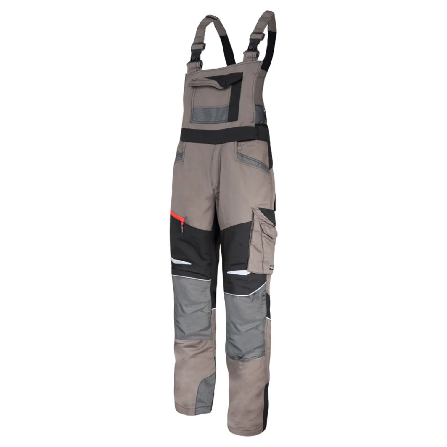 Ogrodniczki robocze khaki czarne, strecht M ce Lahti Pro L4060902