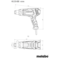 Opalarka Metabo HG 20-600
