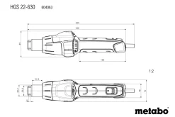 Opalarka Metabo HGS 22-630