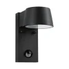 Oprawa elewacyjna czujnik PIR 230V Wandl Capea 5W Czarny Paulmann PL94453