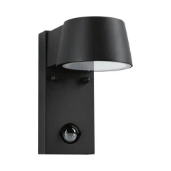 Oprawa elewacyjna czujnik PIR 230V Wandl Capea 5W Czarny Paulmann PL94453