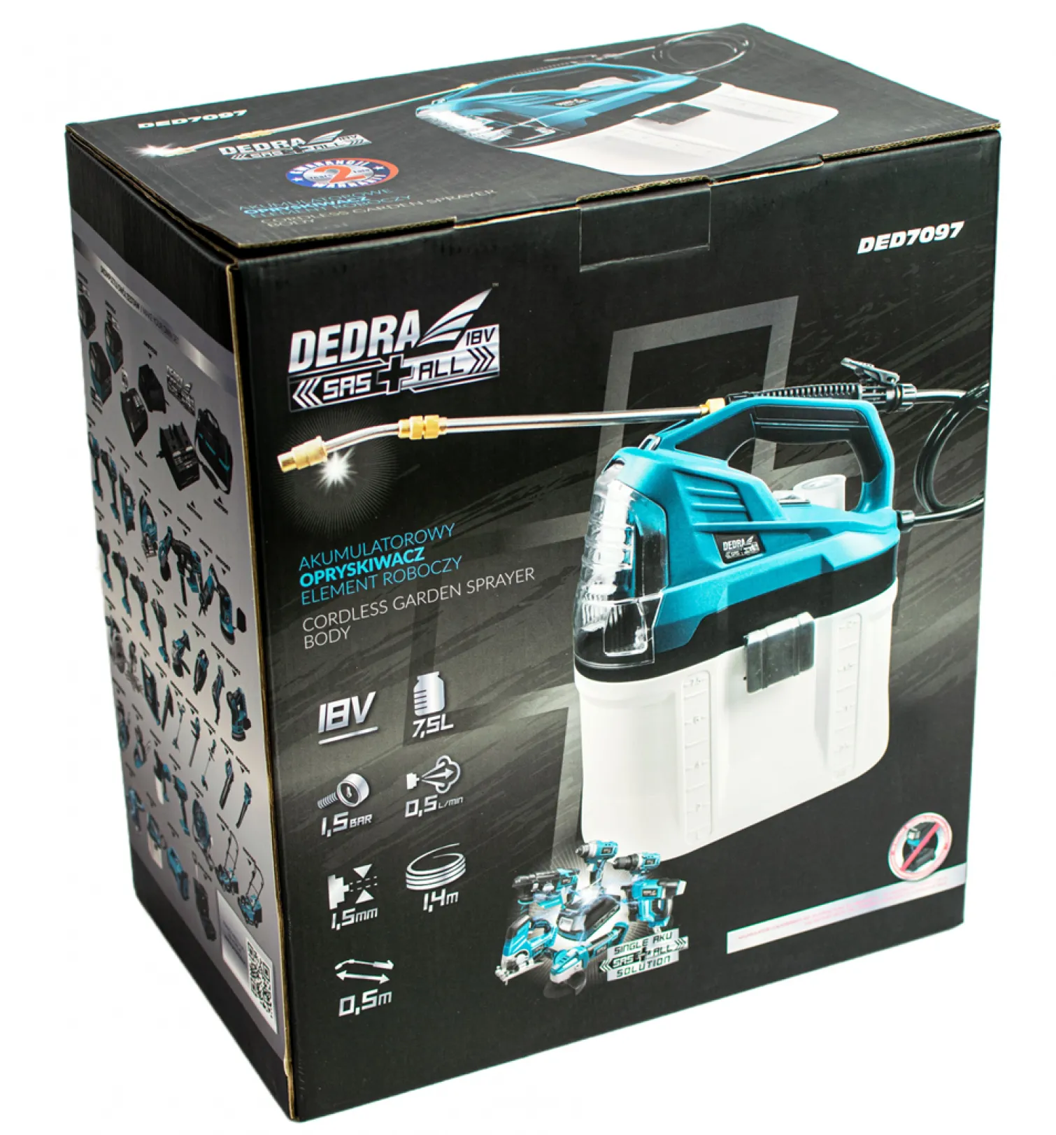 Opryskiwacz Dedra SAS+ ALL 18V DED7097