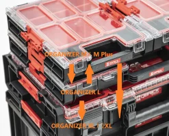 Organizer Qbrick System ONE 2.0 Organizer XL Red Ultra HD Custom