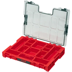 Organizer z wyjmowanymi kubełkami Qbrick System PRO ORGANIZER 200 RED Ultra HD Custom