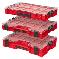 Organizer z wyjmowanymi kubełkami Qbrick System PRO ORGANIZER 200 RED Ultra HD Custom
