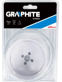 Otwornica bi-metalowa 86mm Graphite 57H913