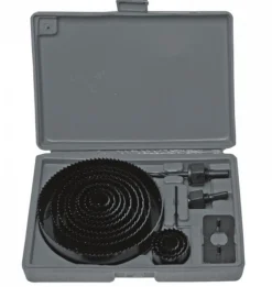 Otwornice puszkowe do drewna 12 sztuk 19-127mm Dedra 0793