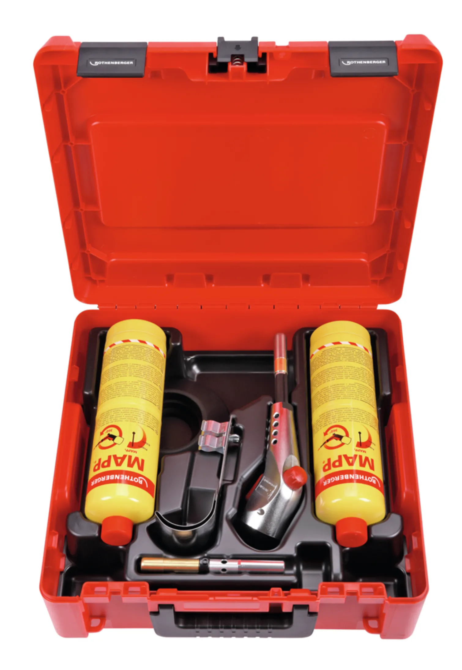 Palnik, 7/16"-EU, wersja językowa C, MAPP Gas 2018 Rothenberger SUPER FIRE 3 HOT BOX