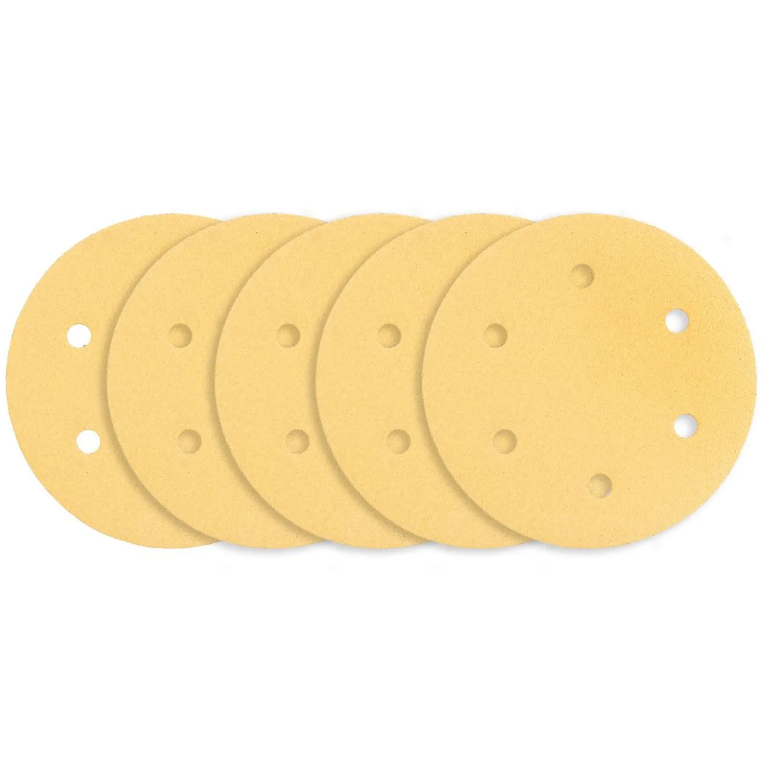 Papier ścierny na rzep 225mm, K80, 5 szt., z 6 otworami do szlifierki 59G264 i 59G265 Graphite 54H029