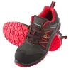 Półbuty esd zamsz/oxford grafitowo-czerwone, s1 src, 42 Lahti Pro L3042342