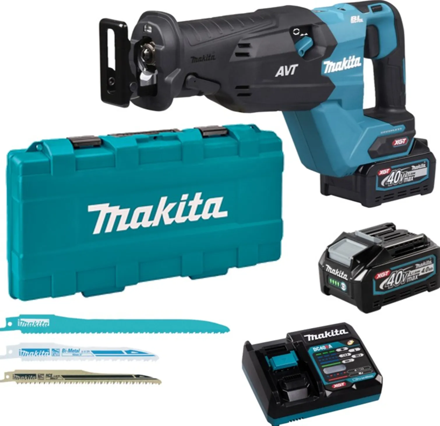 Piła szablasta Makita XGT JR002GM201 2x4,0Ah