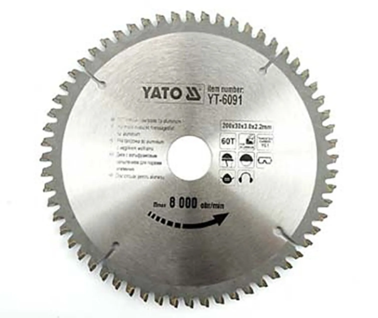 Piła tarczowa do aluminium 350x30mm Z100 Yato YT-6099
