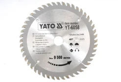 Piła tarczowa z węglikiem 160x20mm Z48 Yato YT-6058