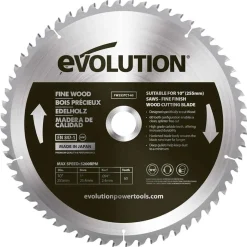 Piła zębata 255mm Evolution EVO-FW255TCT-60