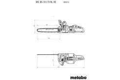 Pilarka łańcuchowa Metabo MS 36-18 LTX BL 40