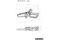Pilarka łańcuchowa Metabo MS 18 LTX 15