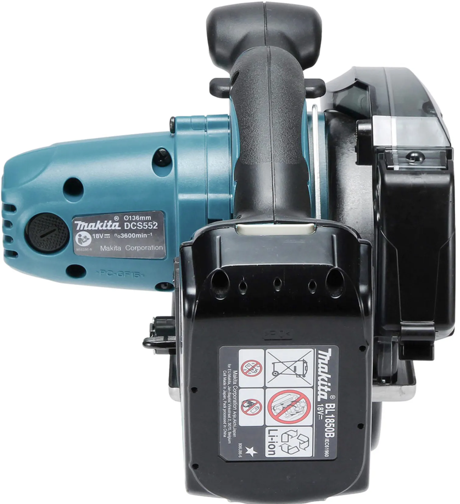 Pilarka do metalu Makita DCS552Z