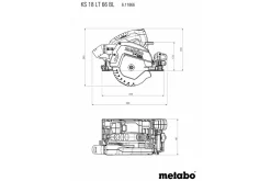 Pilarka tarczowa Metabo KS 18 LTX 66 BL