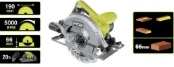 Pilarka tarczowa Ryobi RCS1400-G