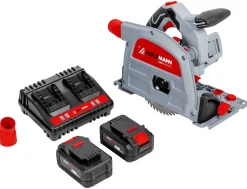 Pilarko-zagłębiarka akumulatorowa Holzmann TAS165AKKU 40V(2x20V) 2x4.0Ah
