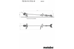 Podkaszarka akumulatorowa Metabo FSD 36-18 LTX BL 40