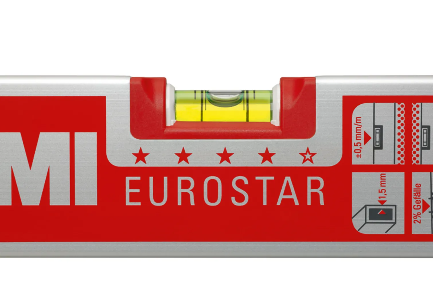 Poziomnica aluminiowa BMI EUROSTAR 100