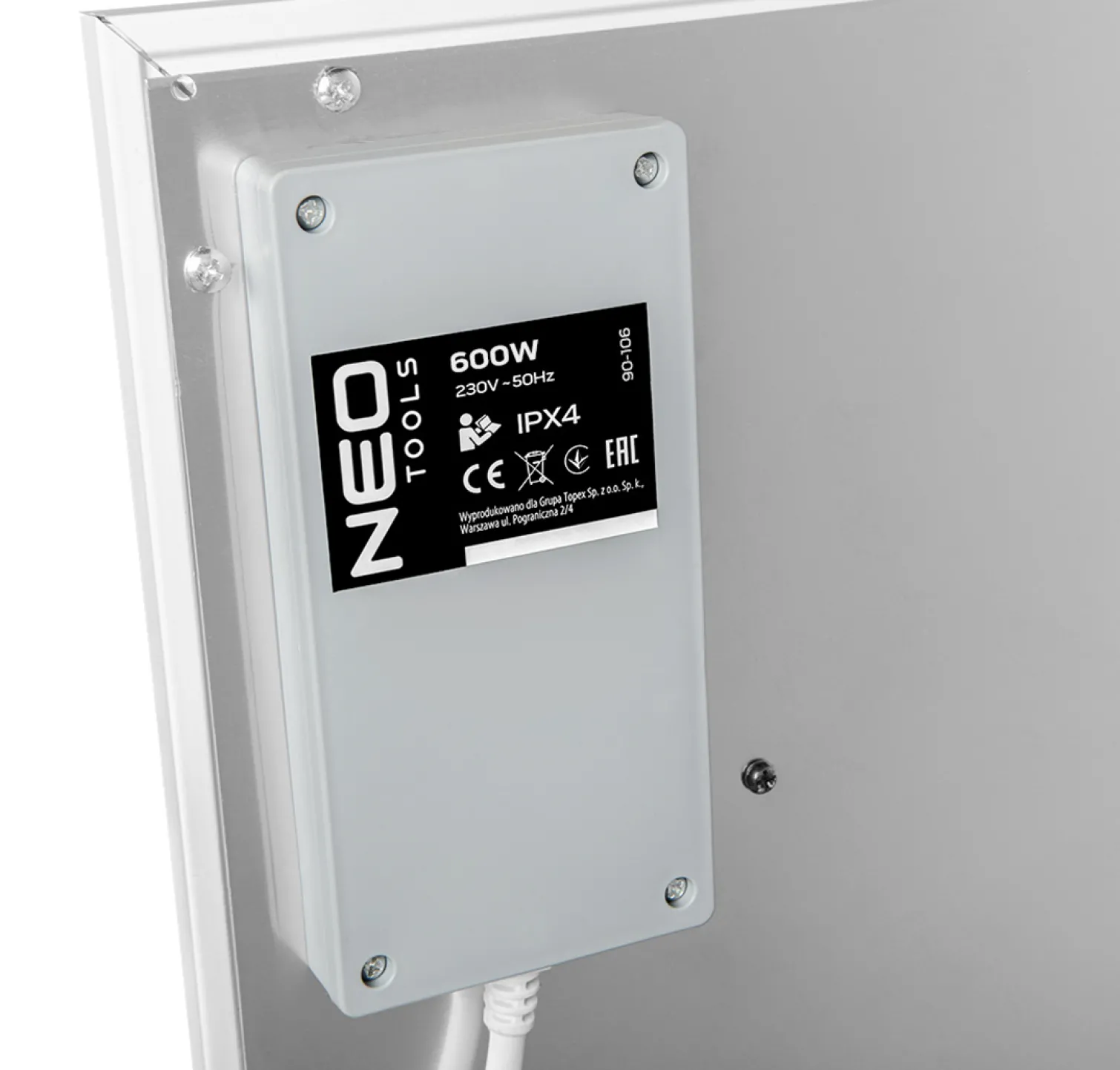 Promiennik podczerwieni 0.6kW Neo 90-106