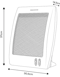 Promiennik podczerwieni 0.8kW Neo 90-112