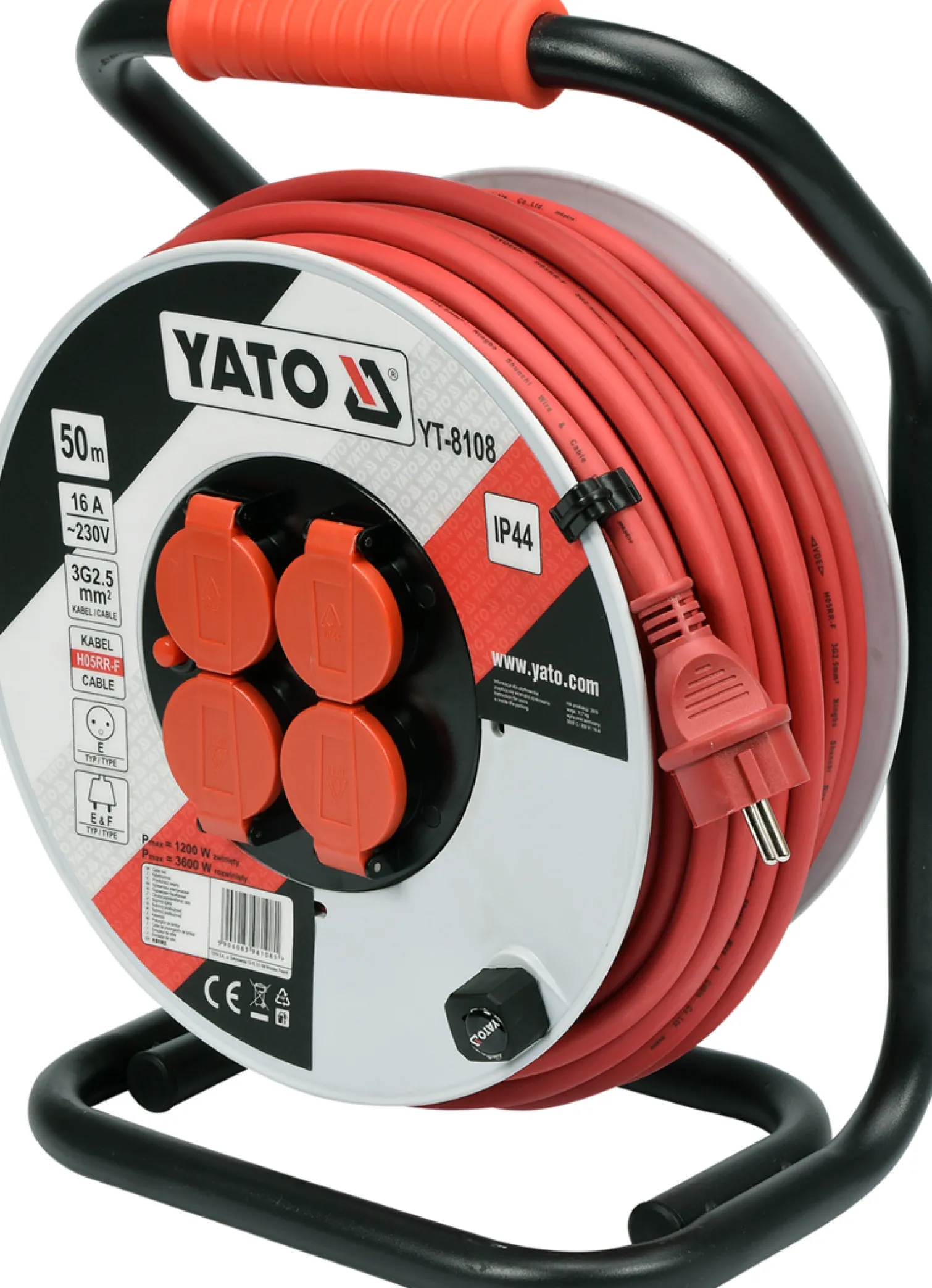 Przedłużacz bębnowy Yato YT-8108