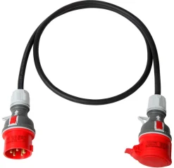 Przedłużacz siłowy 400 V Plastrol PS-S G RN IP44 (5X2,5) H07RN-F - CZARNY