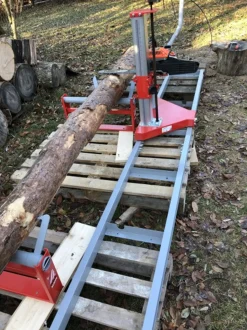 Przystawka do piły łańcuchowej - mobilny trak Holzmann MOBAS2