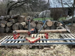 Przystawka do piły łańcuchowej - mobilny trak Holzmann MOBAS2