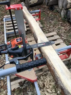 Przystawka do piły łańcuchowej - mobilny trak Holzmann MOBAS2
