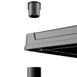 Regał warsztatowy z tworzywa sztucznego Qbrick Regular Shelving System 74/32x5