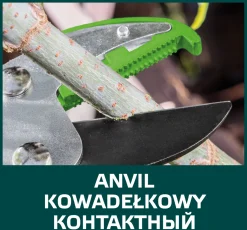 Sekator do gałęzi kowadełkowy 740 mm, ostrze 80 mm Verto 15g251