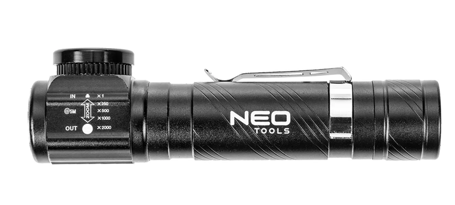 Set latarka, bransoletka survivalowa i nóż Neo 63-033