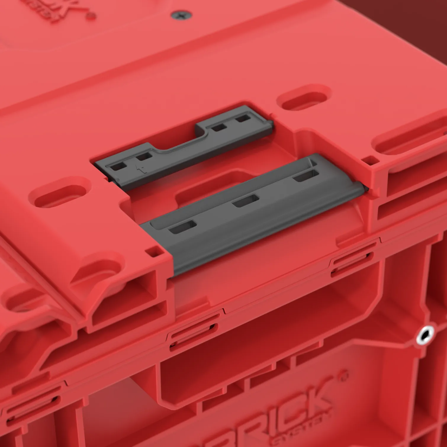 Skrzynia z dużą szufladą Qbrick System ONE 2.0 DRAWER 1 TOOLBOX RED Ultra HD Custom