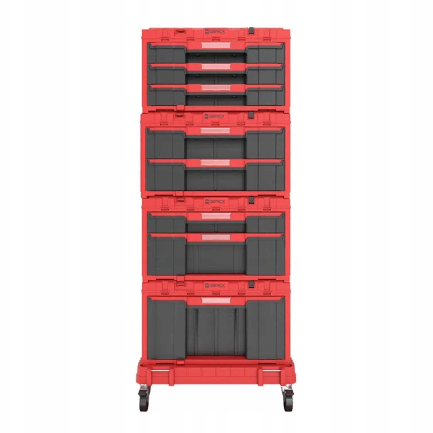 Skrzynia z dużą szufladą Qbrick System ONE 2.0 DRAWER 1 TOOLBOX RED Ultra HD Custom