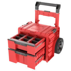 Skrzynia z szufladami Qbrick System PRO CART 2.0 PLUS DRAWER 2 Red Ultra HD Custom